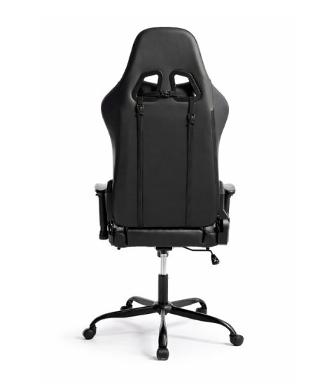 Ergonomiczny Obrotowy Fotel Gamingowy Czarny Z Podnóżkiem Fotel Biurowy Hedo sp. z o.o.