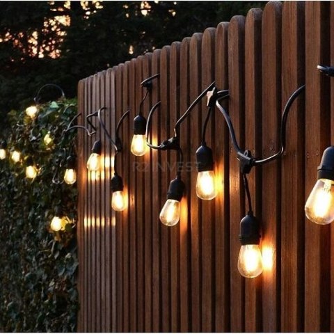 Girlanda Ogrodowa Świetlna 10M 10X Żarówka LED Sieciowa Wodoszczelna Hedo sp. z o.o.