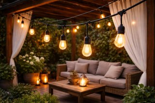 Girlanda Ogrodowa Świetlna 20M 20X Żarówka LED Sieciowa Wodoszczelna Hedo sp. z o.o.