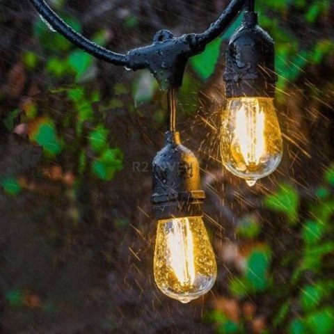Girlanda Ogrodowa Świetlna 20M 20X Żarówka LED Sieciowa Wodoszczelna Hedo sp. z o.o.