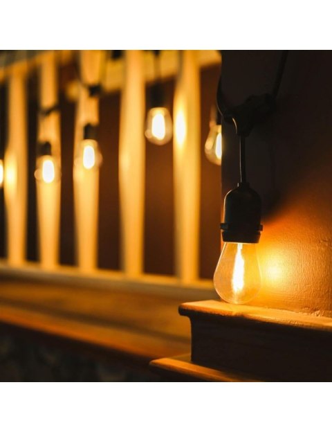 Girlanda Ogrodowa Świetlna 20M 20X Żarówka LED Sieciowa Wodoszczelna Hedo sp. z o.o.