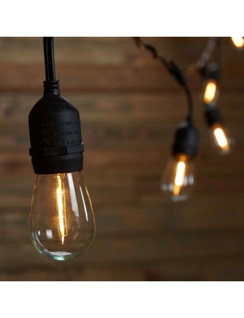 Girlanda Ogrodowa Świetlna 20M 20X Żarówka LED Sieciowa Wodoszczelna Hedo sp. z o.o.