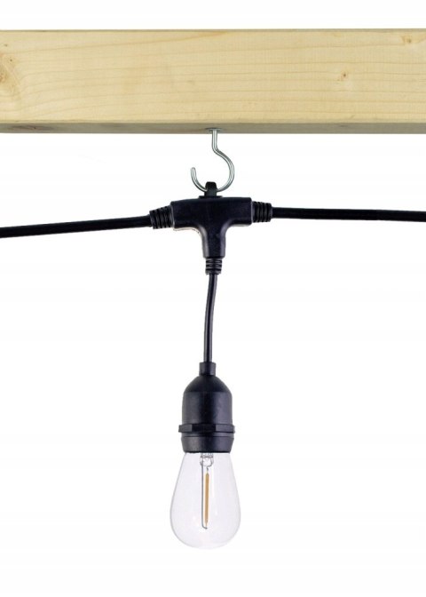 Girlanda Ogrodowa Świetlna 20M 20X Żarówka LED Sieciowa Wodoszczelna Hedo sp. z o.o.