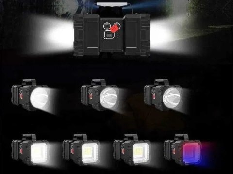 Latarka Led Mocna Akumulatorowa Dwustronna Powerbank Wodoodporna Hedo sp. z o.o.