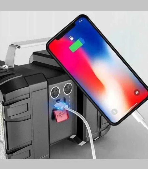 Latarka Led Mocna Akumulatorowa Dwustronna Powerbank Wodoodporna Hedo sp. z o.o.