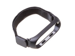Pasek opaska Xiaomi Mi Band 3/ Xiaomi Mi Band 4 Magnes - czarny HaloFuture