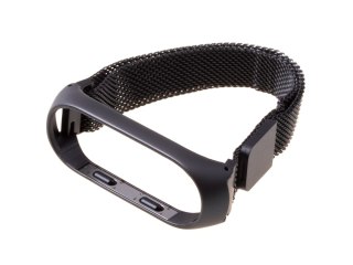 Pasek opaska Xiaomi Mi Band 3/ Xiaomi Mi Band 4 Magnes - czarny HaloFuture