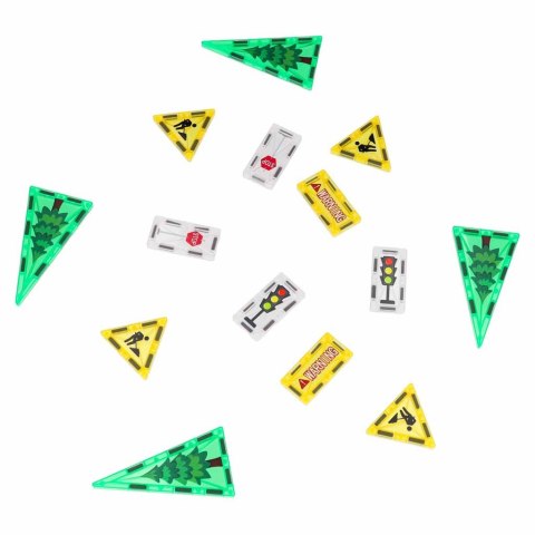Klocki magnetyczne konstrukcyjne 3D budowa maszyny budowlane 92 elementy Kik Sp. z o. o. Sp. k.