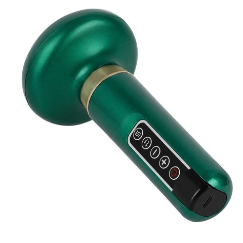 Masażer ręczny elektryczna bańka chińska USB 12 poziomów zielony Kik Sp. z o. o. Sp. k.