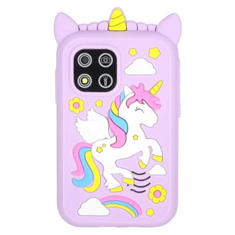 Telefon smartfon dla dzieci aparat kamera karta 8GB fioletowy jednorożec Kik Sp. z o. o. Sp. k.