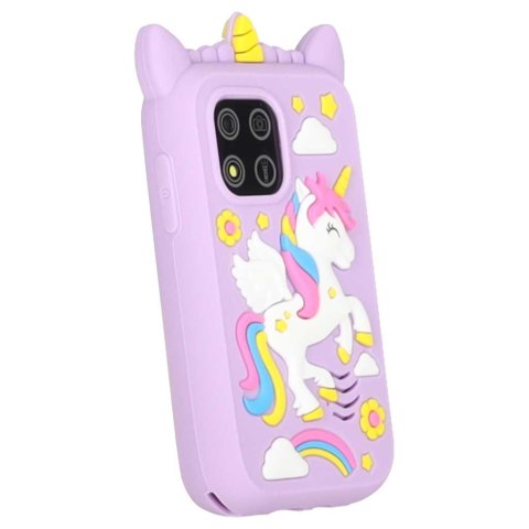 Telefon smartfon dla dzieci aparat kamera karta 8GB fioletowy jednorożec Kik Sp. z o. o. Sp. k.