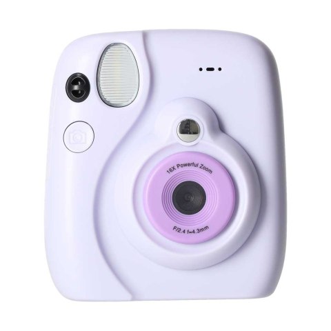 Aparat fotograficzny cyfrowy natychmiastowy 16x wkłady mazaki fioletowy 8GB Kik Sp. z o. o. Sp. k.