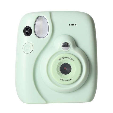 Aparat fotograficzny cyfrowy natychmiastowy 16x wkłady mazaki zielony 8GB Kik Sp. z o. o. Sp. k.