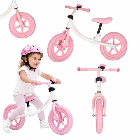 Rowerek biegowy Trike Fix Balance z dzwonkiem różowy Kik Sp. z o. o. Sp. k.