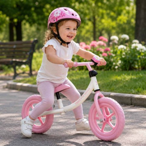 Rowerek biegowy Trike Fix Balance z dzwonkiem różowy Kik Sp. z o. o. Sp. k.