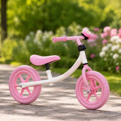Rowerek biegowy Trike Fix Balance z dzwonkiem różowy Kik Sp. z o. o. Sp. k.