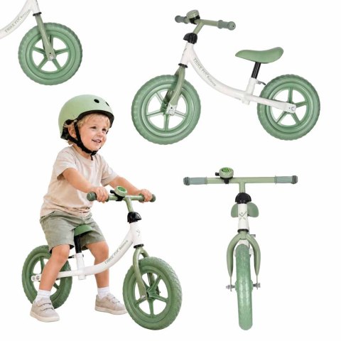 Rowerek biegowy Trike Fix Balance z dzwonkiem zielony Kik Sp. z o. o. Sp. k.