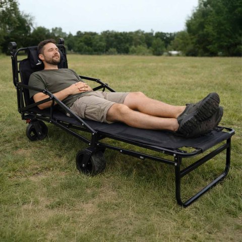 Wózek transportowy LUARO składany łóżko polowe 2w1 Kik Sp. z o. o. Sp. k.