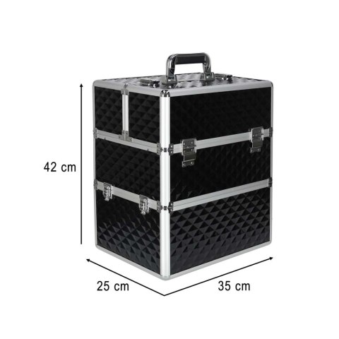 Kuferek na kosmetyki walizka organizer kosmetyczny XXL 3D Kik Sp. z o. o. Sp. k.