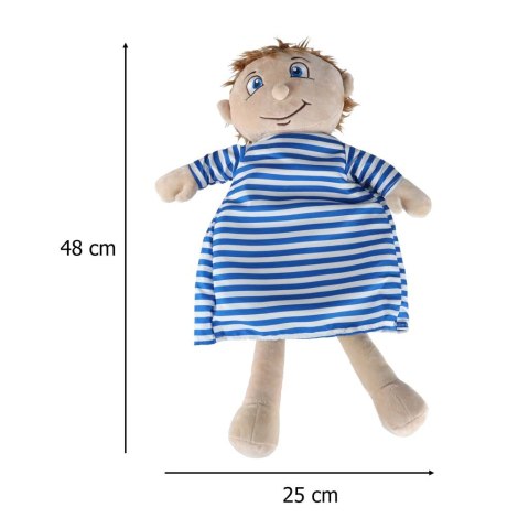 Lalka maskotka zabawka edukacyjna nauka anatomii chłopiec Kik Sp. z o. o. Sp. k.