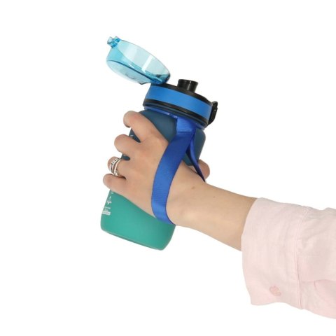 Butelka na wodę bidon z ustnikiem sportowy BPA FREE 600ml niebiesko-zielony Kik Sp. z o. o. Sp. k.