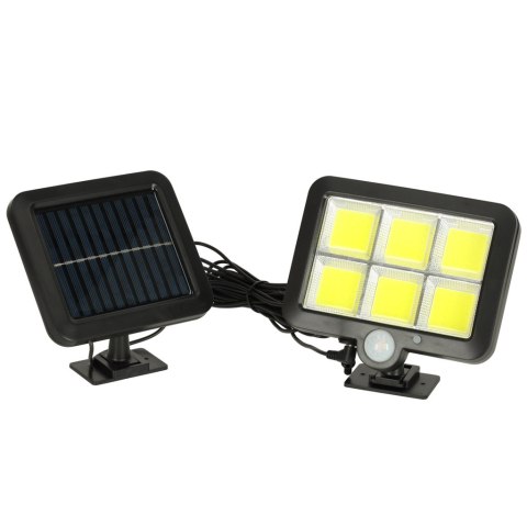 Lampa solarna czujnik ruchu i zmierzchu 120 LED Kik Sp. z o. o. Sp. k.