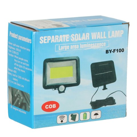 Lampa solarna czujnik ruchu i zmierzchu 120 LED Kik Sp. z o. o. Sp. k.