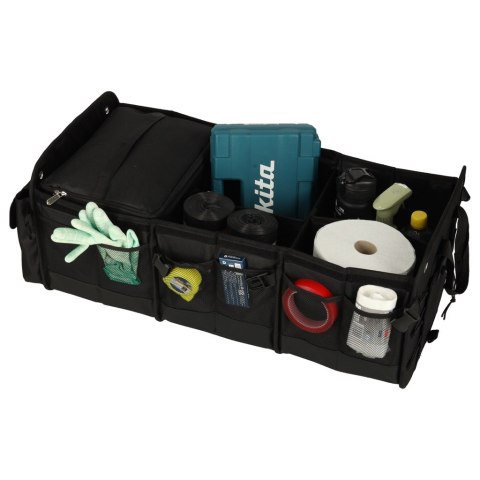 Organizer do bagażnika kufer do samochodu z chłodzeniem 3 komory z torbą termiczną XXL 37x75x32cm Kik Sp. z o. o. Sp. k.