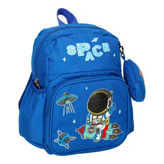 Plecak dla przedszkolaka szkolny dziecięcy astronauta 30x22x11cm Kik Sp. z o. o. Sp. k.
