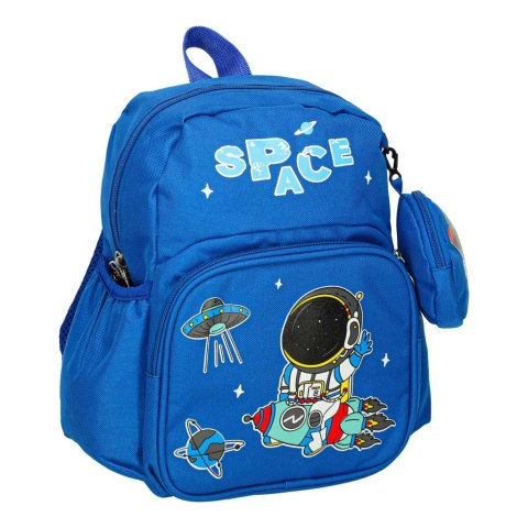 Plecak dla przedszkolaka szkolny dziecięcy astronauta 30x22x11cm Kik Sp. z o. o. Sp. k.