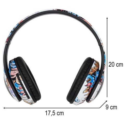 Słuchawki bezprzewodowe nauszne Bluetooth RGB Gaming Sport 150mAh Kik Sp. z o. o. Sp. k.
