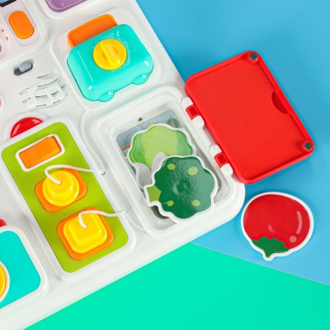 Tablica manipulacyjna sensoryczna montessori kuchnia zegar światło dźwięk Kik Sp. z o. o. Sp. k.