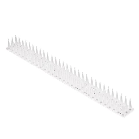 Kolce na gołębie listwa na ptaki odstraszasz plastikowe gęste białe 8el. 43 cm Kik Sp. z o. o. Sp. k.