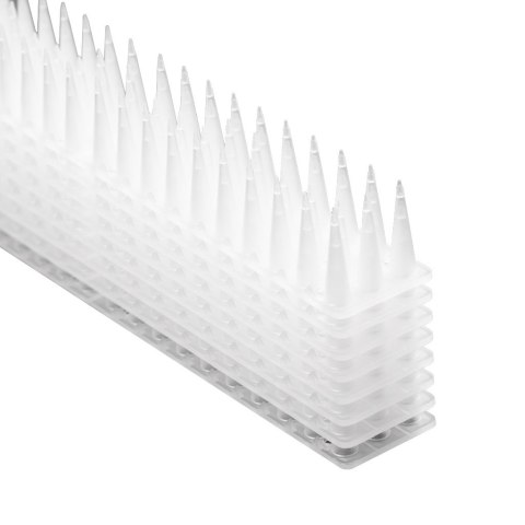 Kolce na gołębie listwa na ptaki odstraszasz plastikowe gęste białe 8el. 43 cm Kik Sp. z o. o. Sp. k.