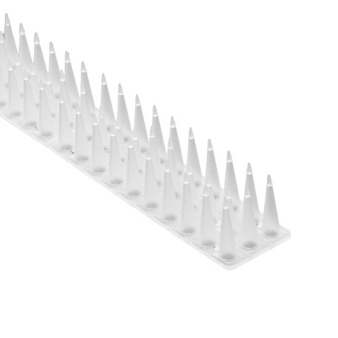 Kolce na gołębie listwa na ptaki odstraszasz plastikowe gęste białe 8el. 43 cm Kik Sp. z o. o. Sp. k.