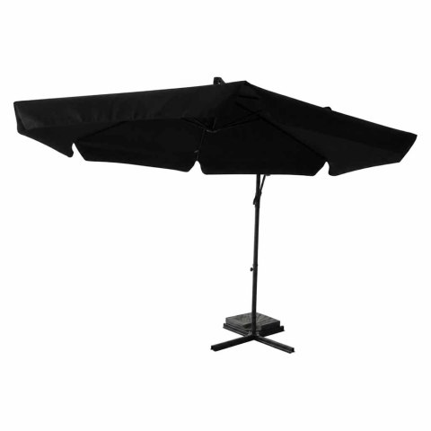 Parasol ogrodowy LUARO duży składany z wysięgnikiem 290cm czarny Kik Sp. z o. o. Sp. k.