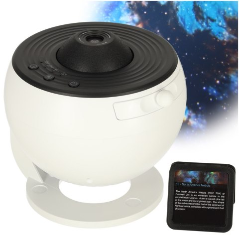Projektor gwiazd nieba lampka nocna LED USB planetarium planety 12 dysków 360° timer Kik Sp. z o. o. Sp. k.