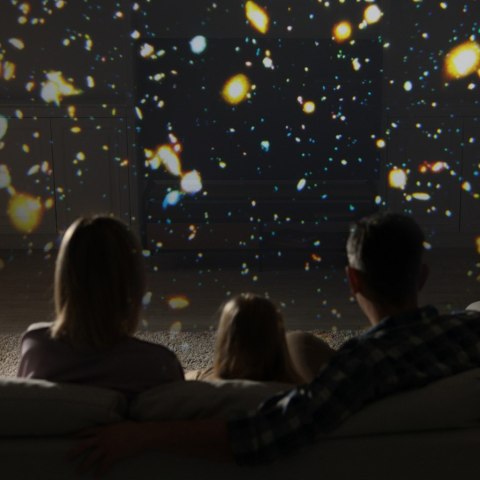 Projektor gwiazd nieba lampka nocna LED USB planetarium planety 12 dysków 360° timer Kik Sp. z o. o. Sp. k.