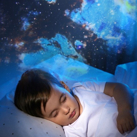 Projektor gwiazd nieba lampka nocna LED USB planetarium planety 12 dysków 360° timer Kik Sp. z o. o. Sp. k.