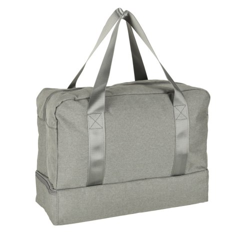 Torba podróżna bagaż podręczny do samolotu podróżna turystyczna pojemna uchwyt kieszenie 39x18x30 szara Kik Sp. z o. o. Sp. k.