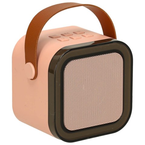 Zestaw do karaoke głośnik Bluetooth mikrofon USB LED różowy Kik Sp. z o. o. Sp. k.