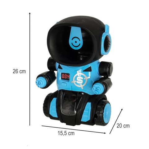 Gra zręcznościowa robot strzelanie do celu gra + 2x pistolet + kulki Kik Sp. z o. o. Sp. k.
