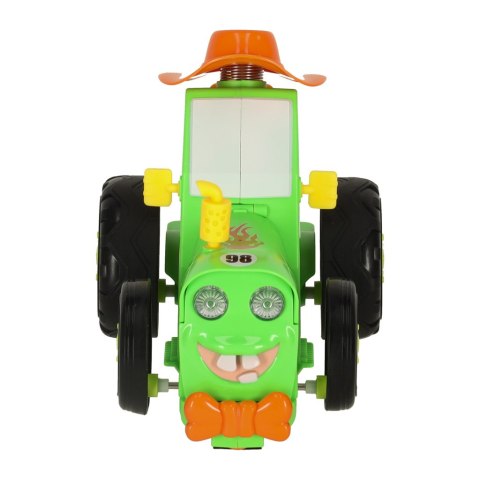 Traktor ciągnik zdalnie sterowany na pilota RC skaczący tańczący dźwięk zielony Kik Sp. z o. o. Sp. k.