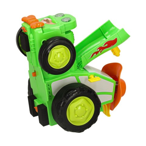Traktor ciągnik zdalnie sterowany na pilota RC skaczący tańczący dźwięk zielony Kik Sp. z o. o. Sp. k.