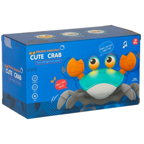 Krab uciekający pełzający czujnik interaktywna akumulator USB zielony Kik Sp. z o. o. Sp. k.