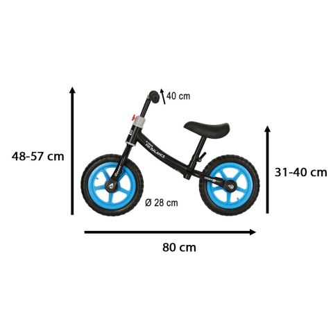 Rowerek biegowy Trike Fix Balance rower ultra lekki czarny Kik Sp. z o. o. Sp. k.