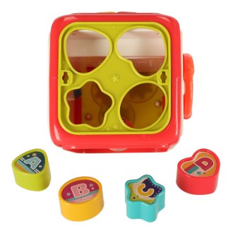 Sorter układanka kostka sensoryczna klocki edukacyjne Montessori 6w1 Kik Sp. z o. o. Sp. k.