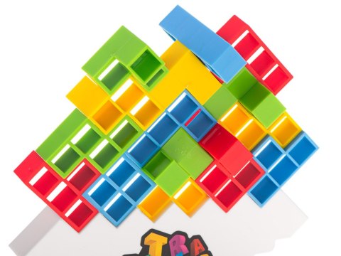 Gra zręcznościowa montessori gra logiczna układanka balansująca klocki Kik Sp. z o. o. Sp. k.