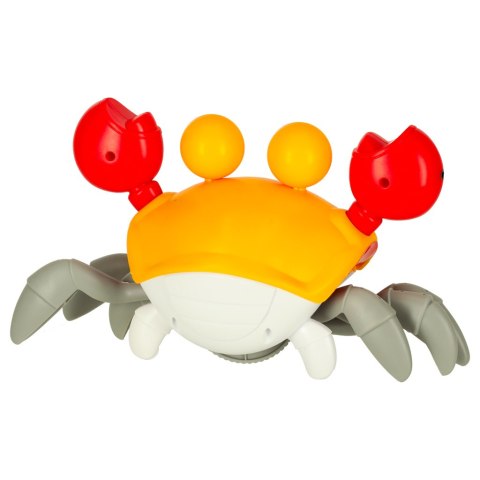 Krab uciekający pełzający czujnik interaktywna akumulator USB czerwony Kik Sp. z o. o. Sp. k.