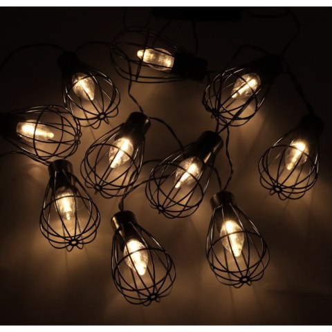 Lampki ogrodowe solarne żarówki girlanda loft 10LED Kik Sp. z o. o. Sp. k.